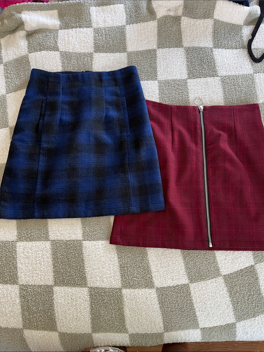 Plaid skirt bundle